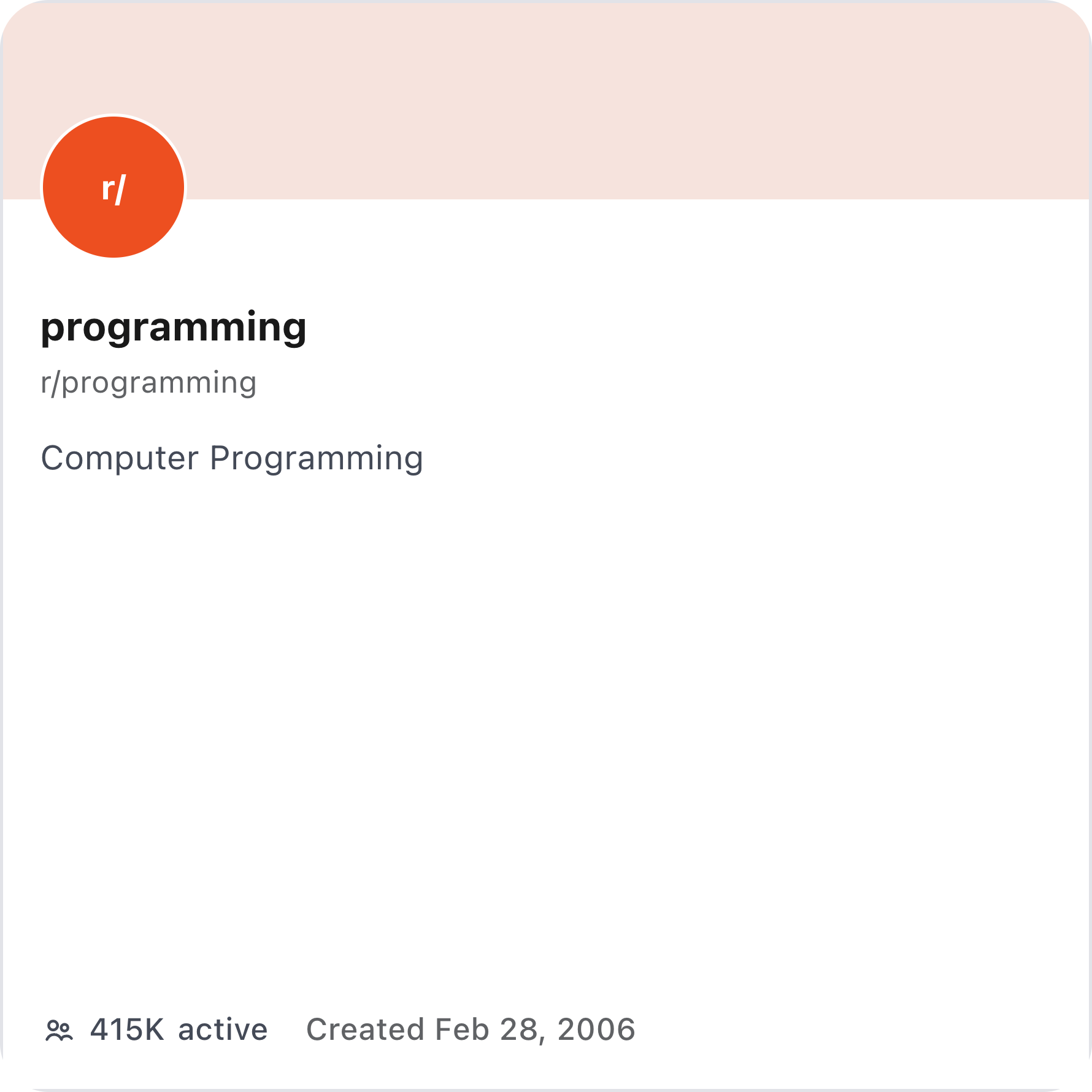 Subreddit Profile large preview